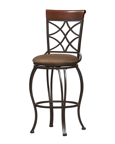 Linon Furniture Linon Curves Back Bar Stool