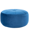 Safavieh Amais Round Ottoman In Navy