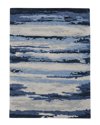 Ar Rugs Abegail Hand-tufted Wool-blend Rug In Blue