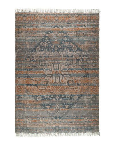Ar Rugs Pamela Hand-woven Jute Rug In Denim