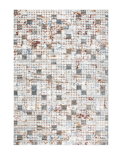 Nuloom Dallas Abstract Tiles Rug In Grey
