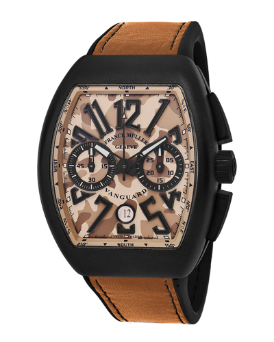 Franck Muller Vanguard Chronograph Automatic Mens Watch 45cccamsnd In Brown