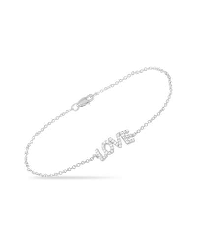 Diamond Select Cuts 14k 0.30 Ct. Tw. Diamond Love Bracelet