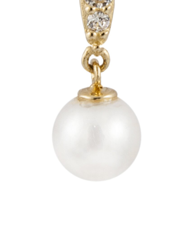 Splendid Pearls 14k 5-5.5mm Pearl Pendant Necklace