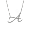 JANE BASCH JANE BASCH 14K 0.16 CT. TW. DIAMOND SCRIPT INITIAL NECKLACE (A-Z)