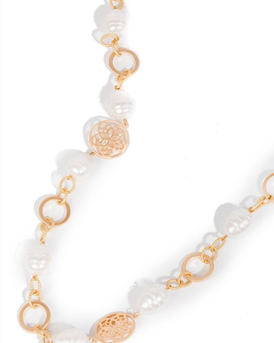 Saachi Pearl Medallion Necklace