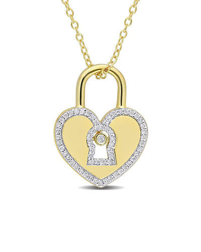Rina Limor Silver 0.19 Ct. Tw. Diamond Necklace