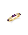 LE VIAN LE VIAN 14K HONEY GOLD 1.55 CT. TW. DIAMOND & AMETHYST RING