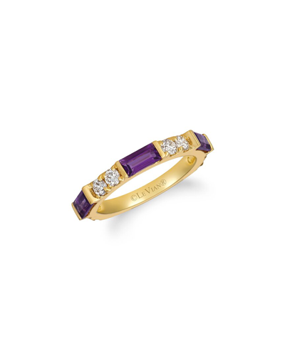Le Vian ® 14k Honey Gold 1.55 Ct. Tw. Diamond & Amethyst Ring