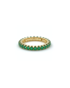 THE ETERNAL FIT THE ETERNAL FIT 14K 1.43 CT. TW. EMERALD ETERNITY RING