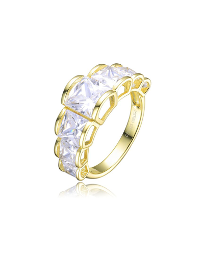 Genevive 14k Over Silver Ring In Gold