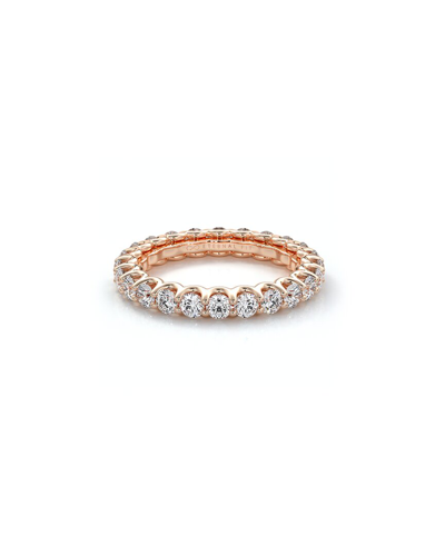 The Eternal Fit 14k Rose Gold 2.21 Ct. Tw. Diamond Eternity Ring