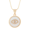 Adornia 14k Over Silver Evil Eye Necklace