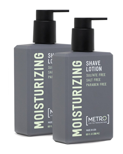 Metro Man 250ml Moisturizing Shave Lotion - 2pk