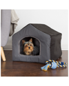 PETMAKER PETMAKER COZY COTTAGE HOUSE SHAPED PET BED