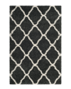 SAFAVIEH DNU SAFAVIEH SGH-HUDSON SHAG POWER-LOOMED SYNTHETIC SOLID RUG