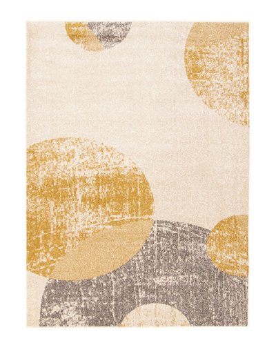Ecarpet Bellagio Modern Abstract Rug In Ivory