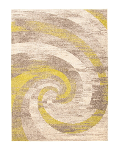 Ecarpet Cora Modern Abstract Rug In Ivory