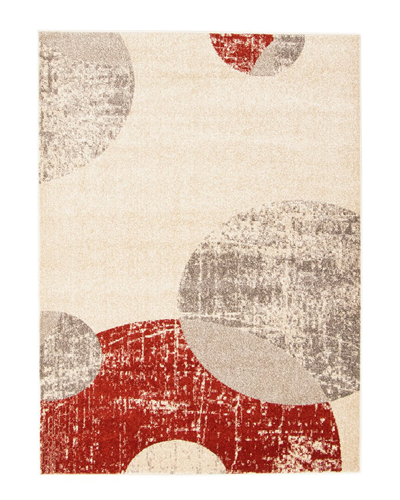 Ecarpet Bellagio Modern Abstract Rug In Ivory