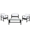 Safavieh Reslor Outdoor 4pc Living Set