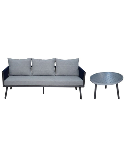 COURTYARD CASUAL COURTYARD CASUAL SPRING VALLEY SOFA AND COFFEE TABLE 2 PIECE SET