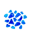 Hiland Turquoise Recycled Fire Pit Fire Glass 20lbs In Turquoise