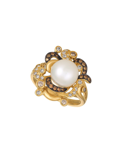 Le Vian Chocolatier 14k Honey Gold 0.38 Ct. Tw. Diamond 9-9.5mm Ring In White