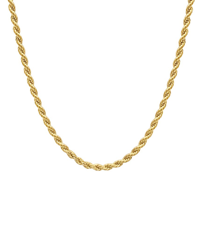 Adornia 14k Plated Rope Chain Necklace