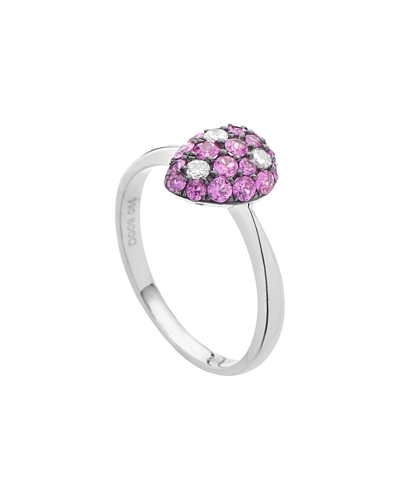 Gemstones 18k .64 Ct. Tw. Diamond & Ruby Ring