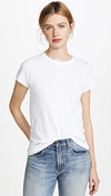 Rag & Bone Slub-texture Pima-cotton T-shirt In Bright White