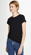 Rag & Bone Rag And Bone Black The Tee T-shirt In Black