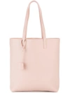 SAINT LAURENT Pink Leather North South tote bag,454203CSV0J12143909