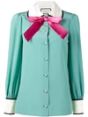 GUCCI LONG SLEEVE PUSSY BOW BLOUSE,476087ZHS0312142230