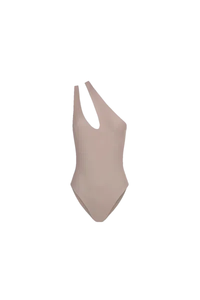 710 Studio Elena Bodysuit Clay In Beige