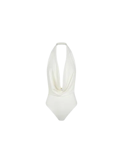 710 Studio Miriam Bodysuit White