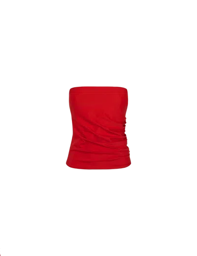 710 Studio Rocío Top Red