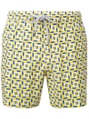 CAPRICODE CAPRICODE PRINTED SWIM SHORTS - BLUE,S790117412108971