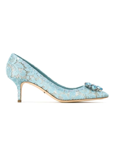 DOLCE & GABBANA Pump in Taormina lace with crystals,CD0066AL19811474877