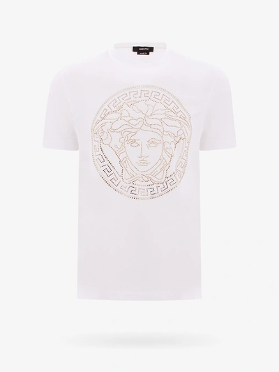 VERSACE VERSACE MAN T-SHIRT MAN WHITE T-SHIRTS