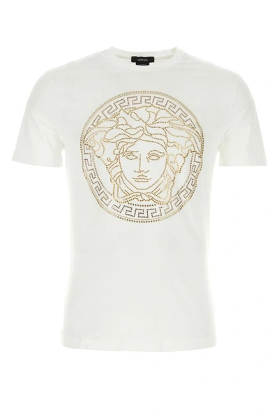 Versace Man White Cotton T-shirt