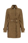 Versace Woman Trench In Multicolor