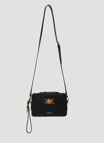 Versace Women Medusa Biggie Crossbody Bag In Black