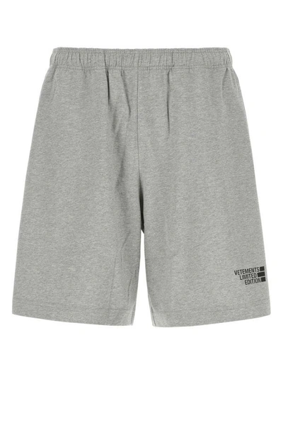 Vetements Bermuda In Gray