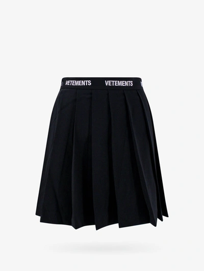 Vetements Woman Skirt Woman Black Skirts