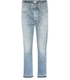 CITIZENS OF HUMANITY DREE HIGH-WAISTED CROPPED COTTON JEANS,P00254246
