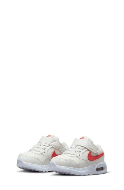 Nike Kids' Air Max Sc Sneaker In Summit White/white/track Red