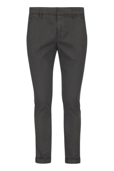 DONDUP DONDUP GAUBERT - SLIM-FIT GABARDINE TROUSERS