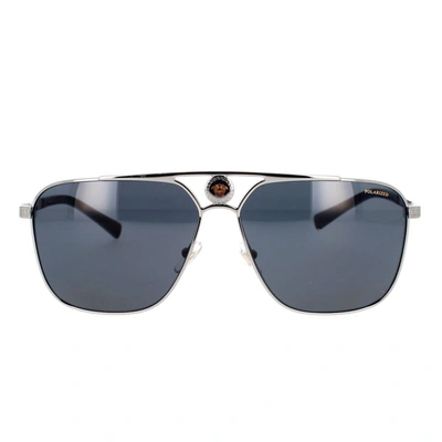 Versace Sunglasses In Gunmetal
