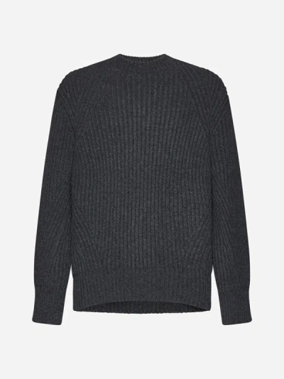 Alexander Mcqueen Sweater In Charcoal