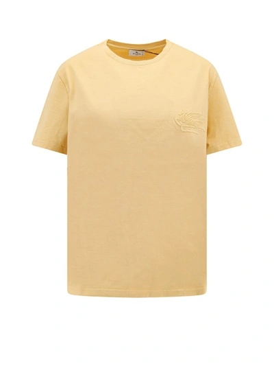Etro T-shirt In Yellow